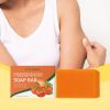 OceAura Persimmon Bath Soap Gentle Exfoliating Soft Moisturizing Hydrating Refreshing Cleansing Soap