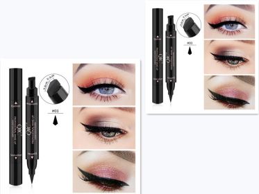 CMAADU Double-headed Wing Seal Eye and Eyeliner Stamp Combo (Option: QIC small2pcs)